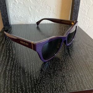 Purple Gucci Sunglasses